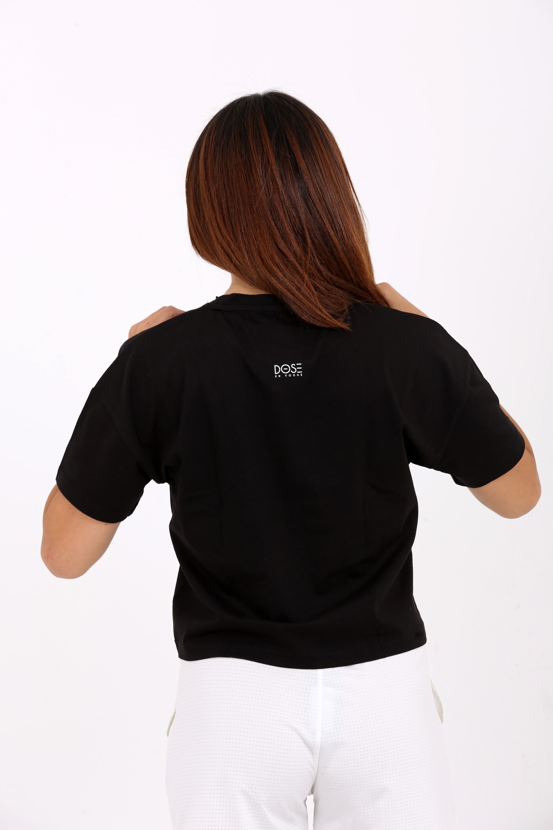 VERNAZA - Oversized Crop T-Shirt