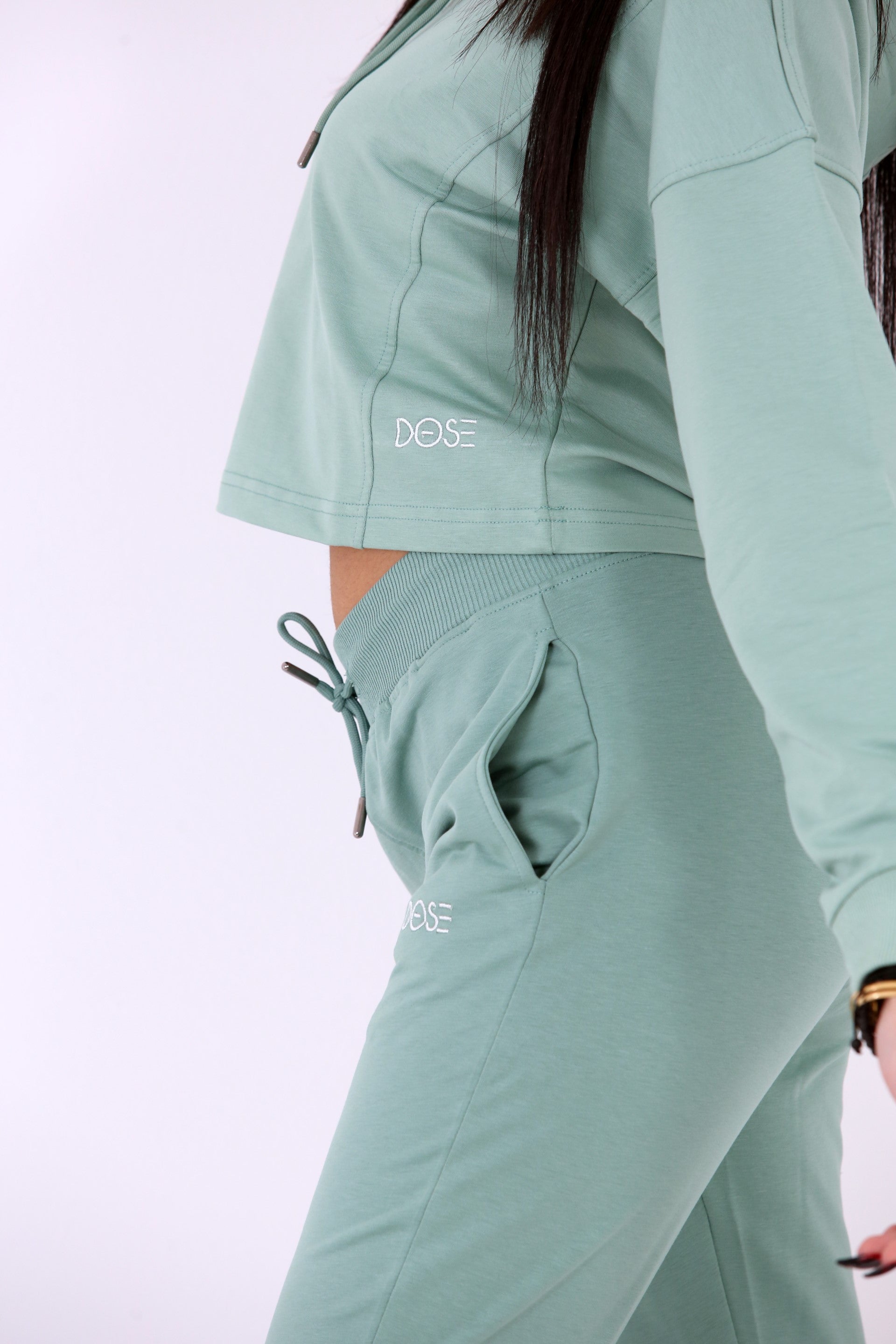 ROVANIEMI - Oversized Sweat Crop Hoodie