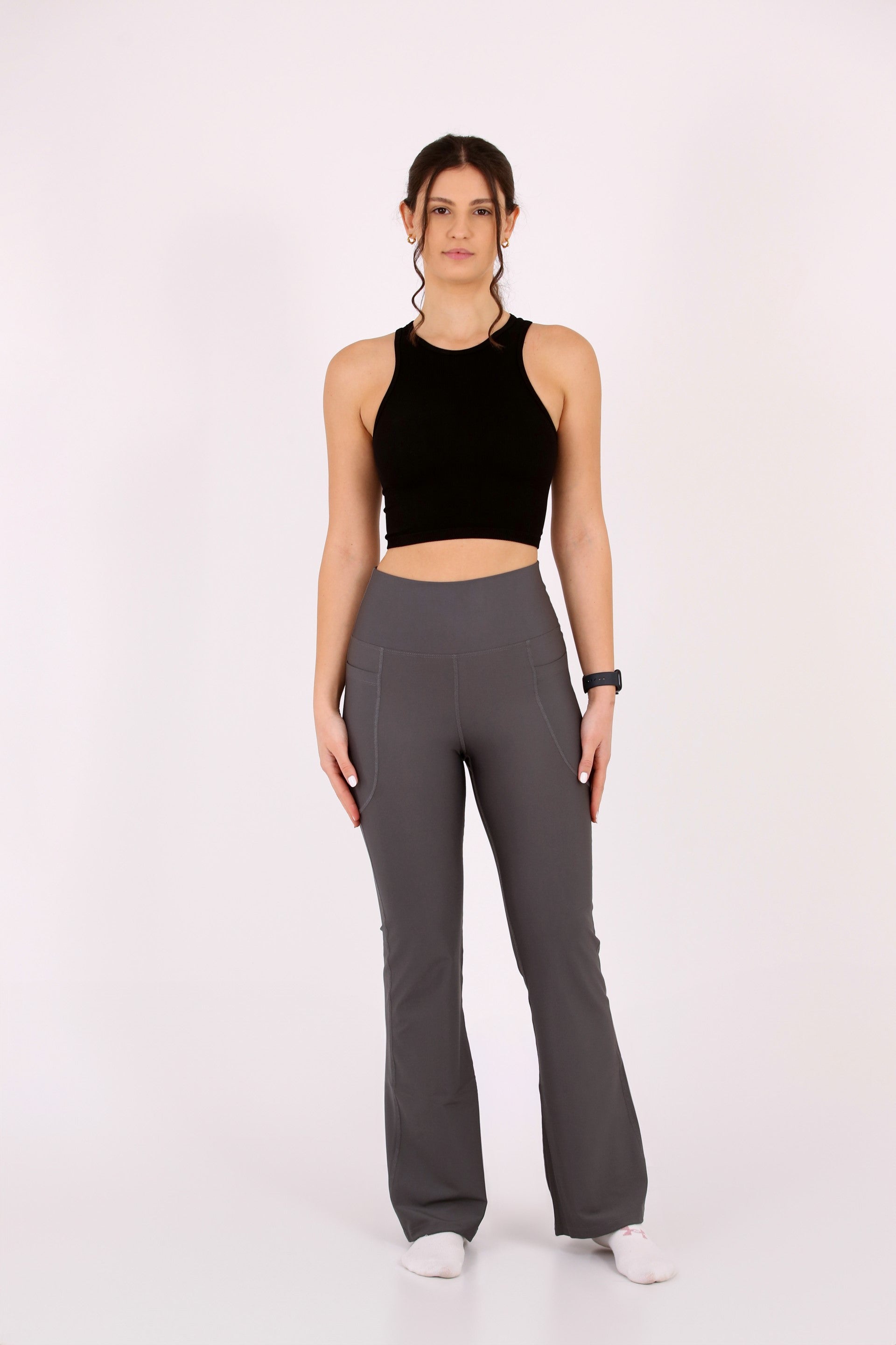 SANTORINI - Flare Pocket Sports Yoga Leggings