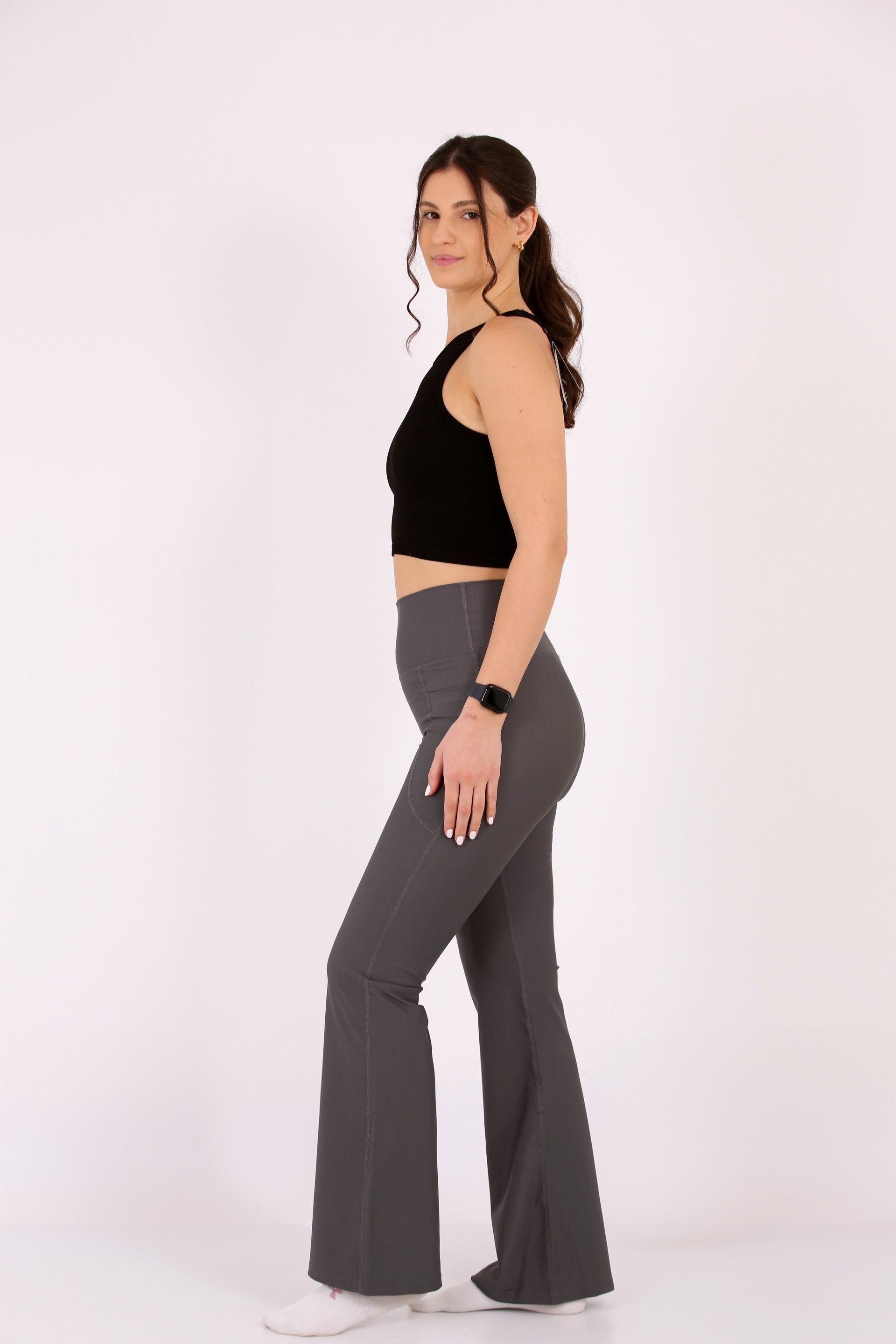 SANTORINI - Flare Pocket Sports Yoga Leggings