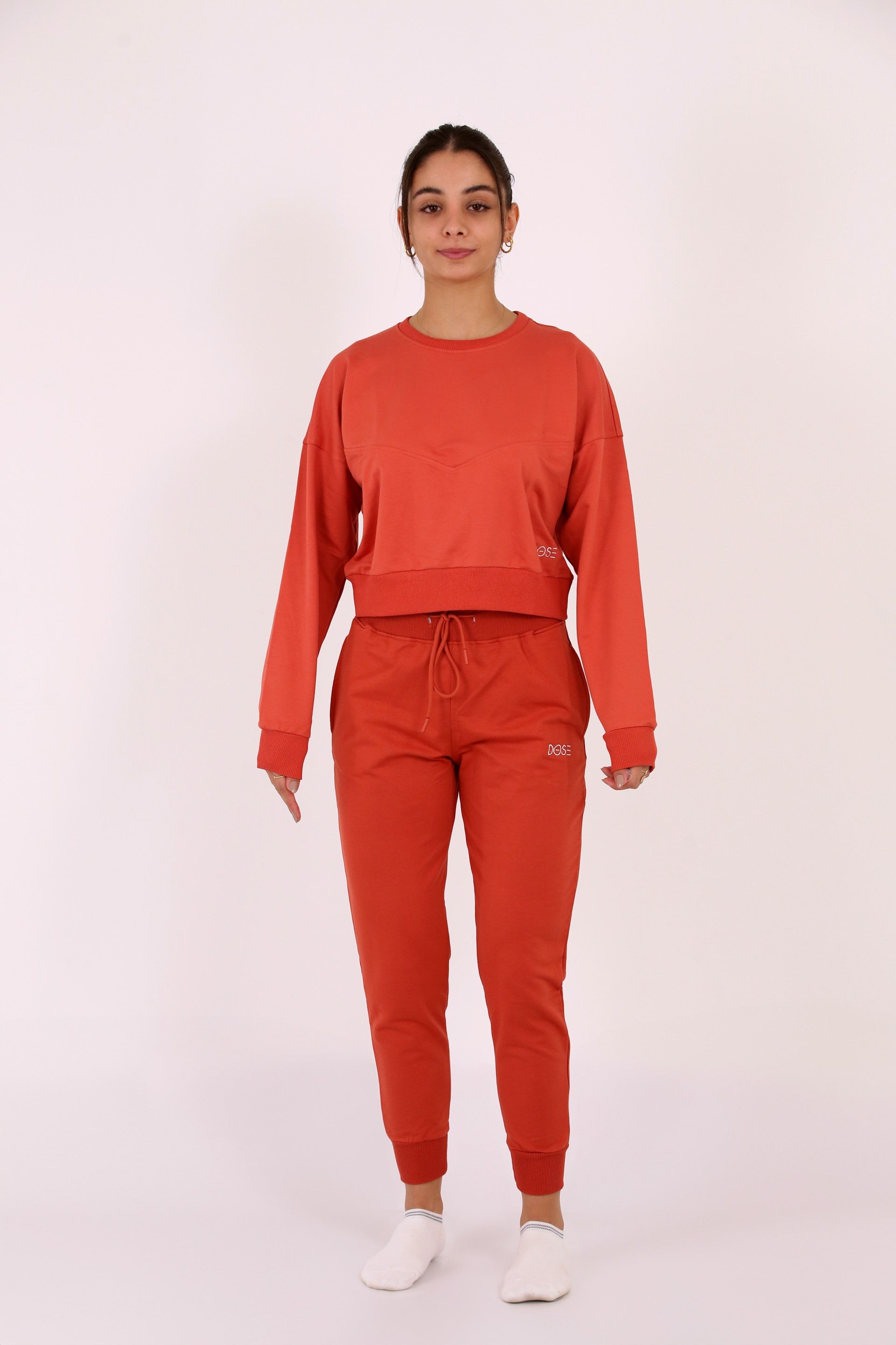 ANDORRA - Oversized Crop Crewneck