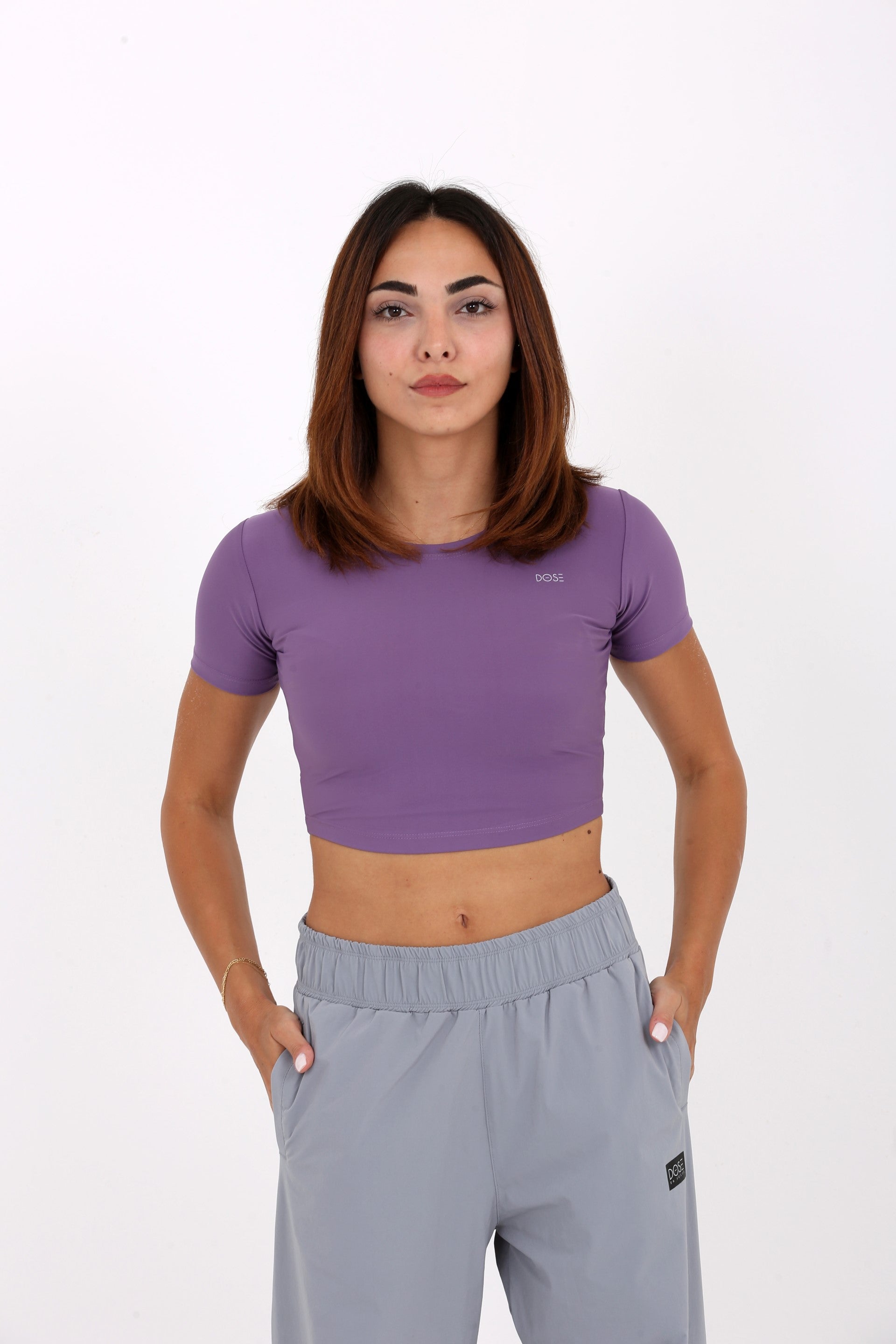 GUARDA - Sports Short Sleeve Crop Top