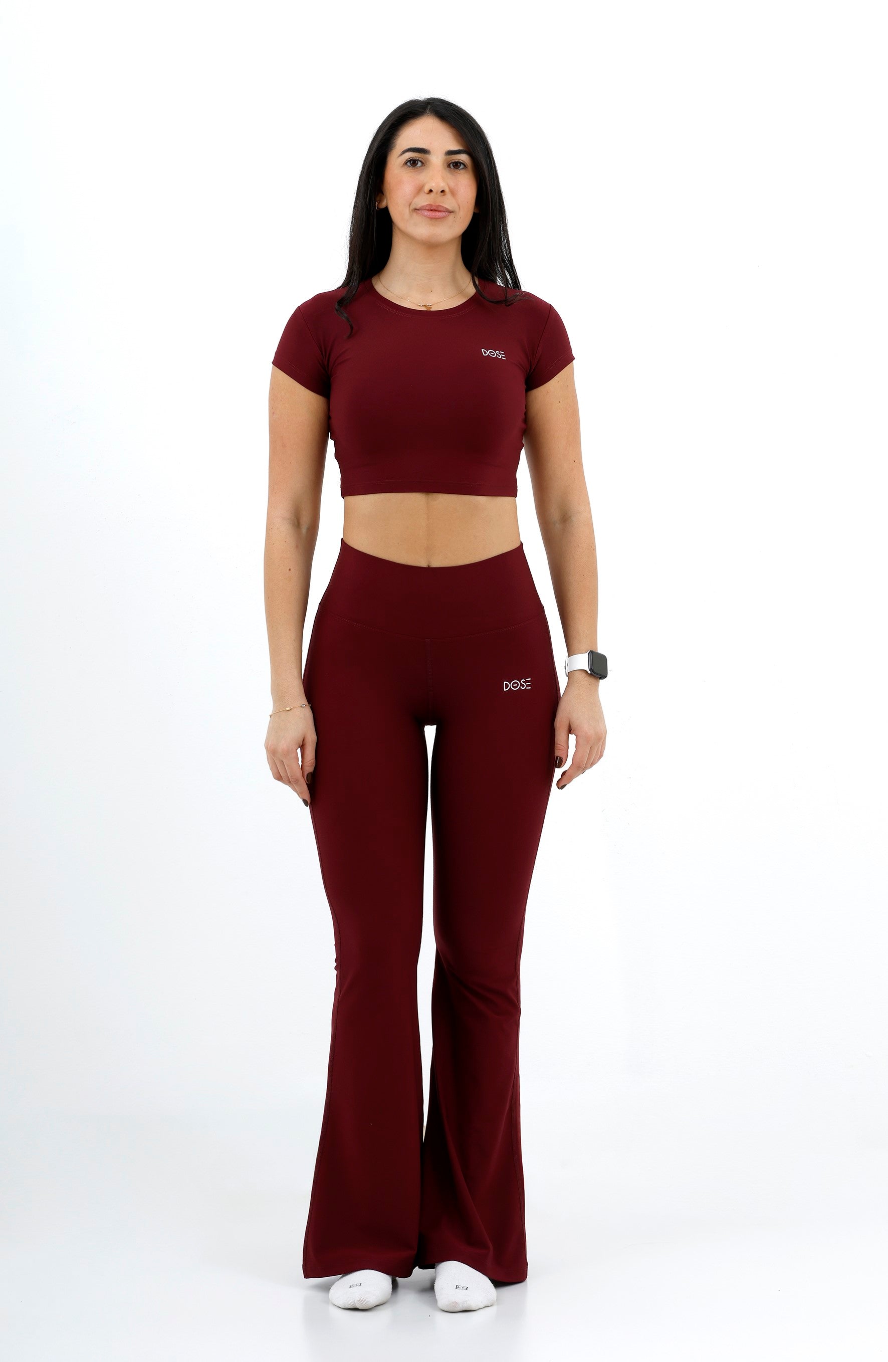 SPLIT - Flared High Waist Tights