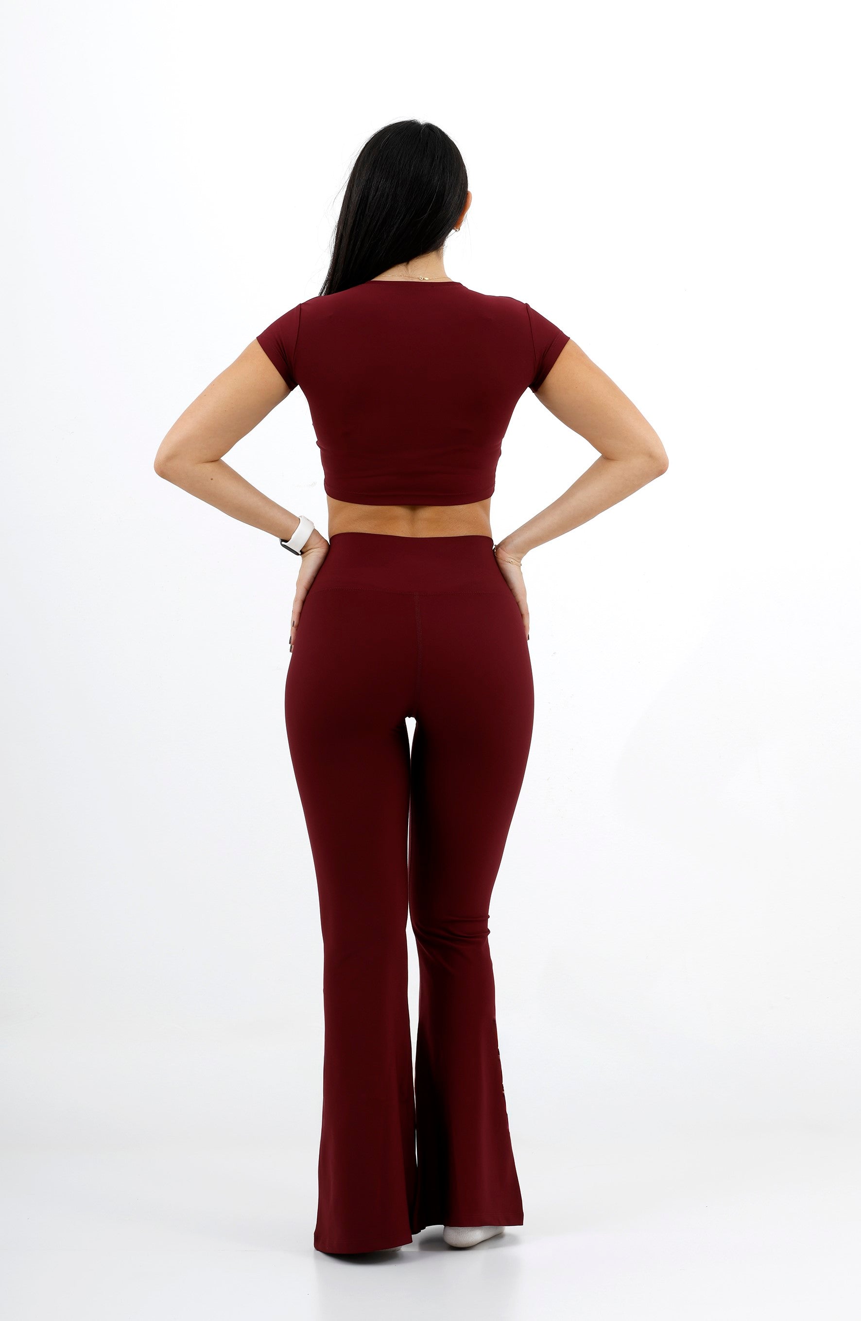 SPLIT - Flared High Waist Tights