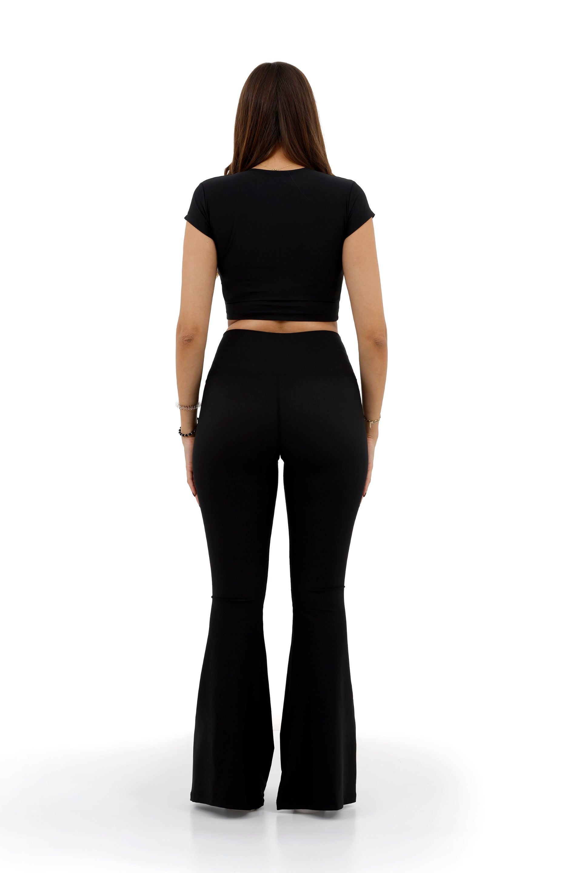 SPLIT - Flared High Waist Tights