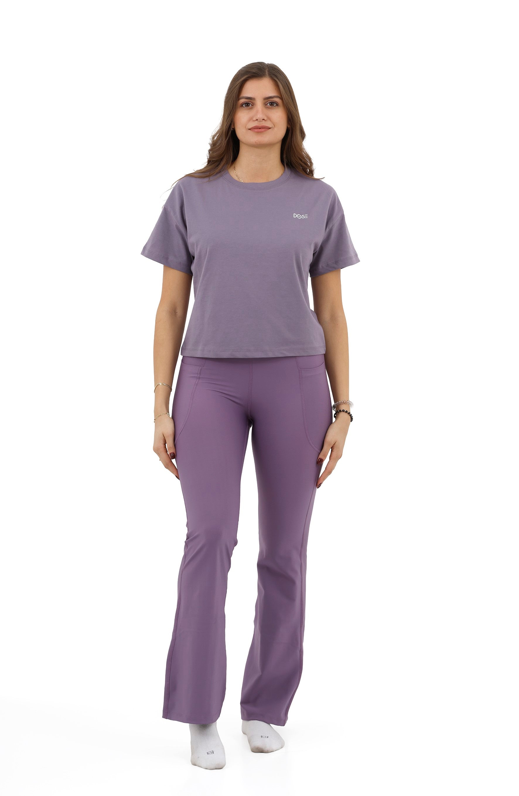 SANTORINI - Flare Pocket Sports Yoga Leggings