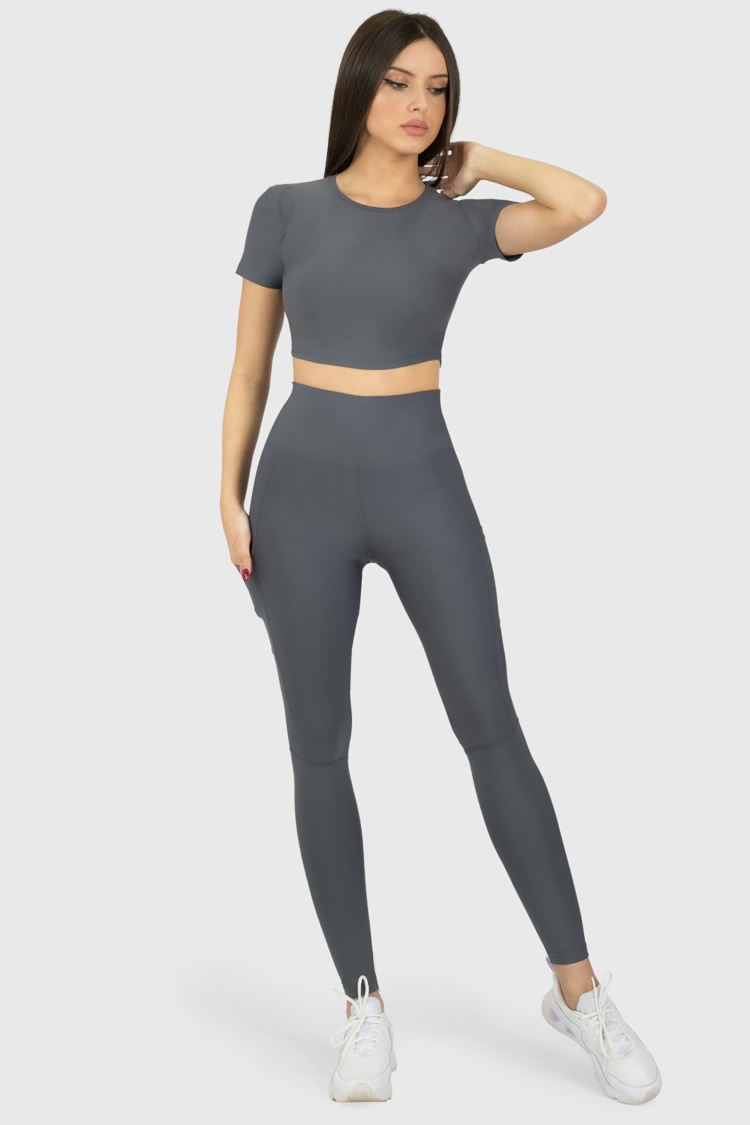 BRUGES - Pocket High-Waisted Sports Leggings