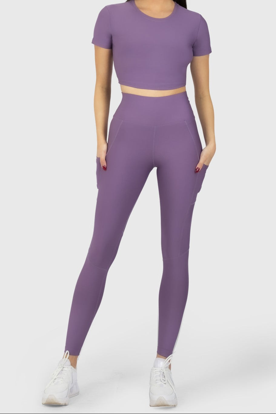 BRUGES - Pocket High-Waisted Sports Leggings