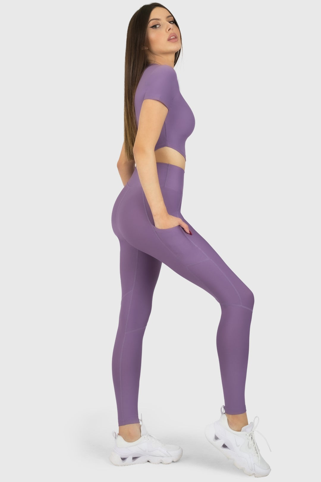 BRUGES - Pocket High-Waisted Sports Leggings