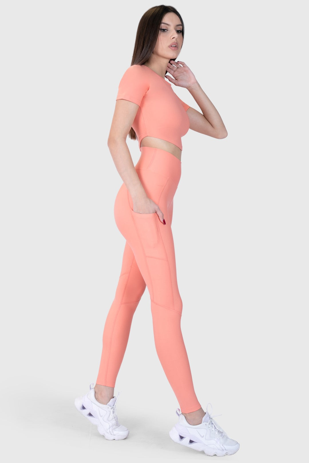 BRUGES - Pocket High-Waisted Sports Leggings