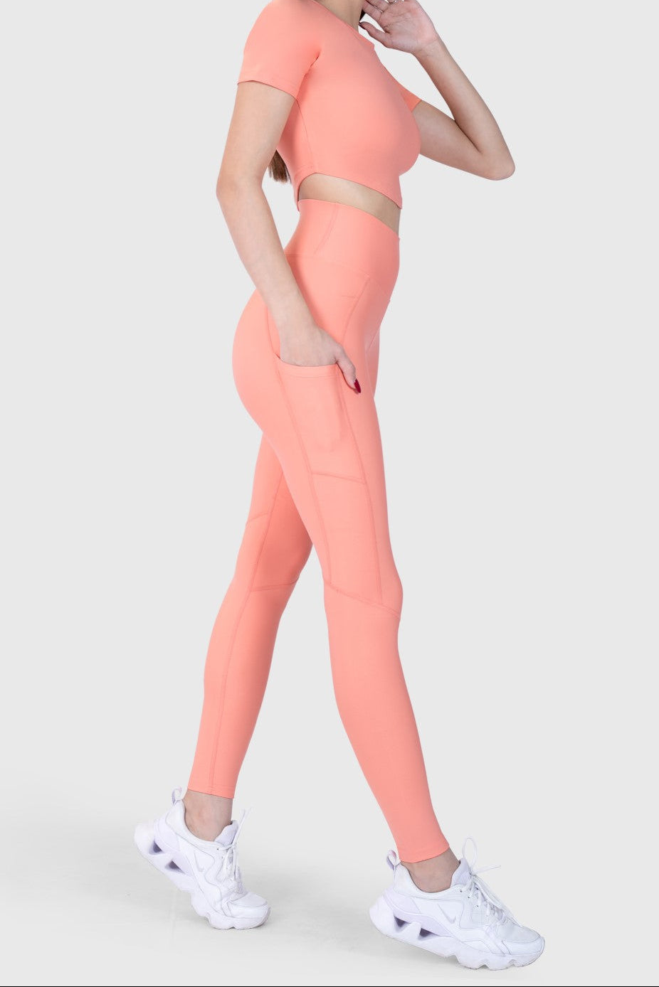 BRUGES - Pocket High-Waisted Sports Leggings