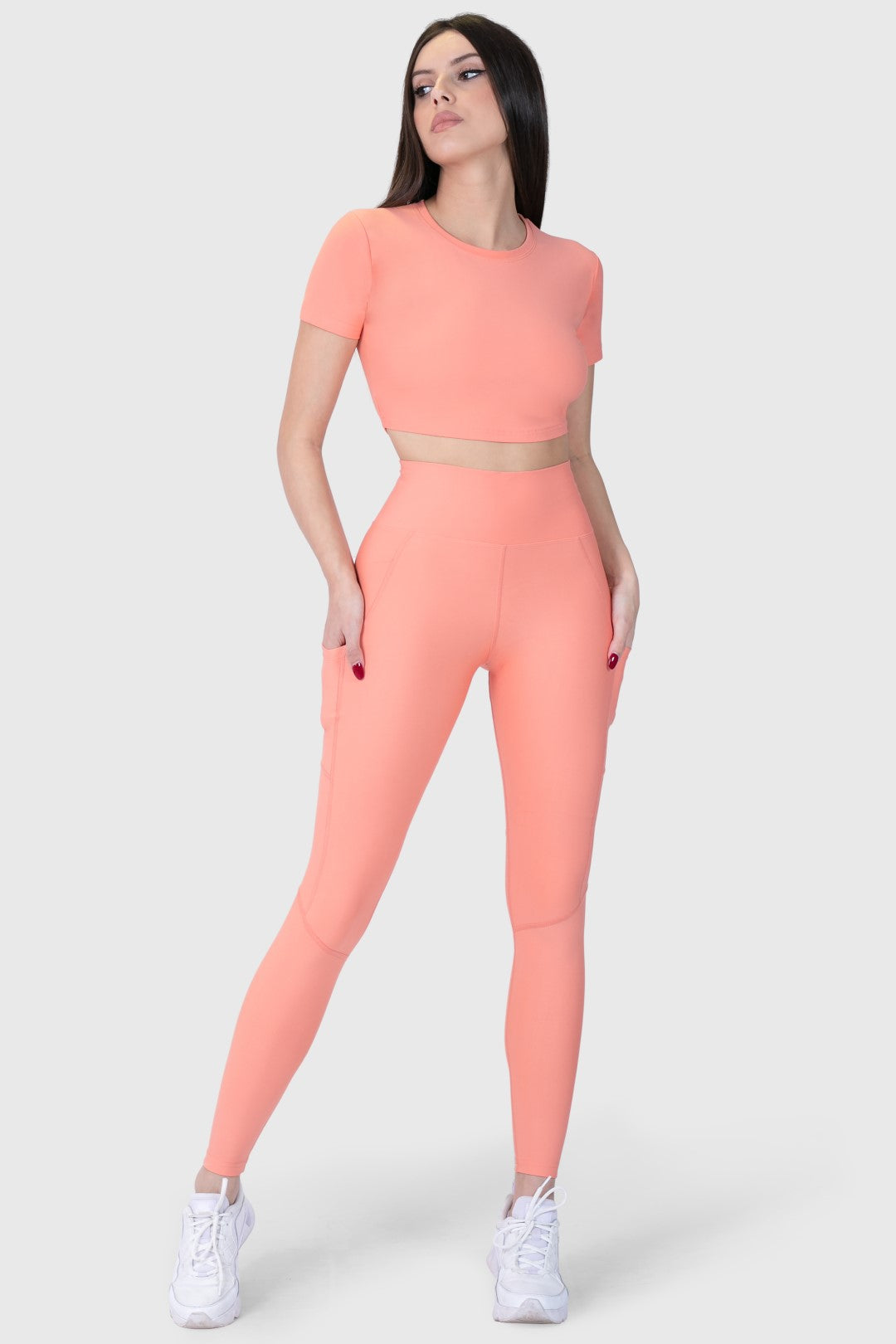 BRUGES - Pocket High-Waisted Sports Leggings