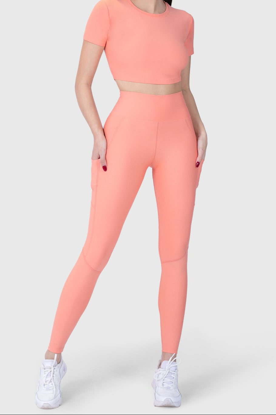 BRUGES - Pocket High-Waisted Sports Leggings