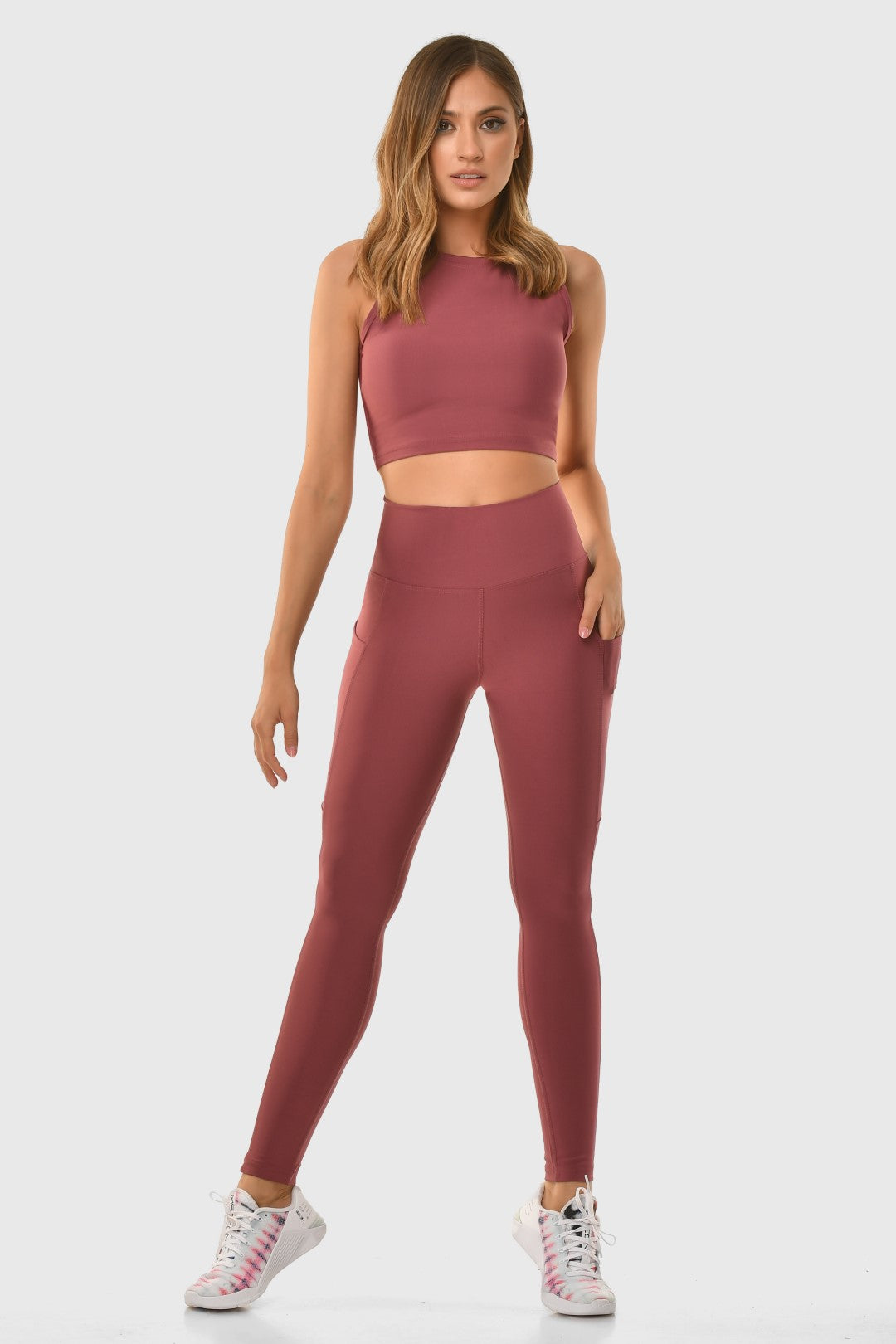 GRANADA - Pocket High-Waisted Sports Leggings