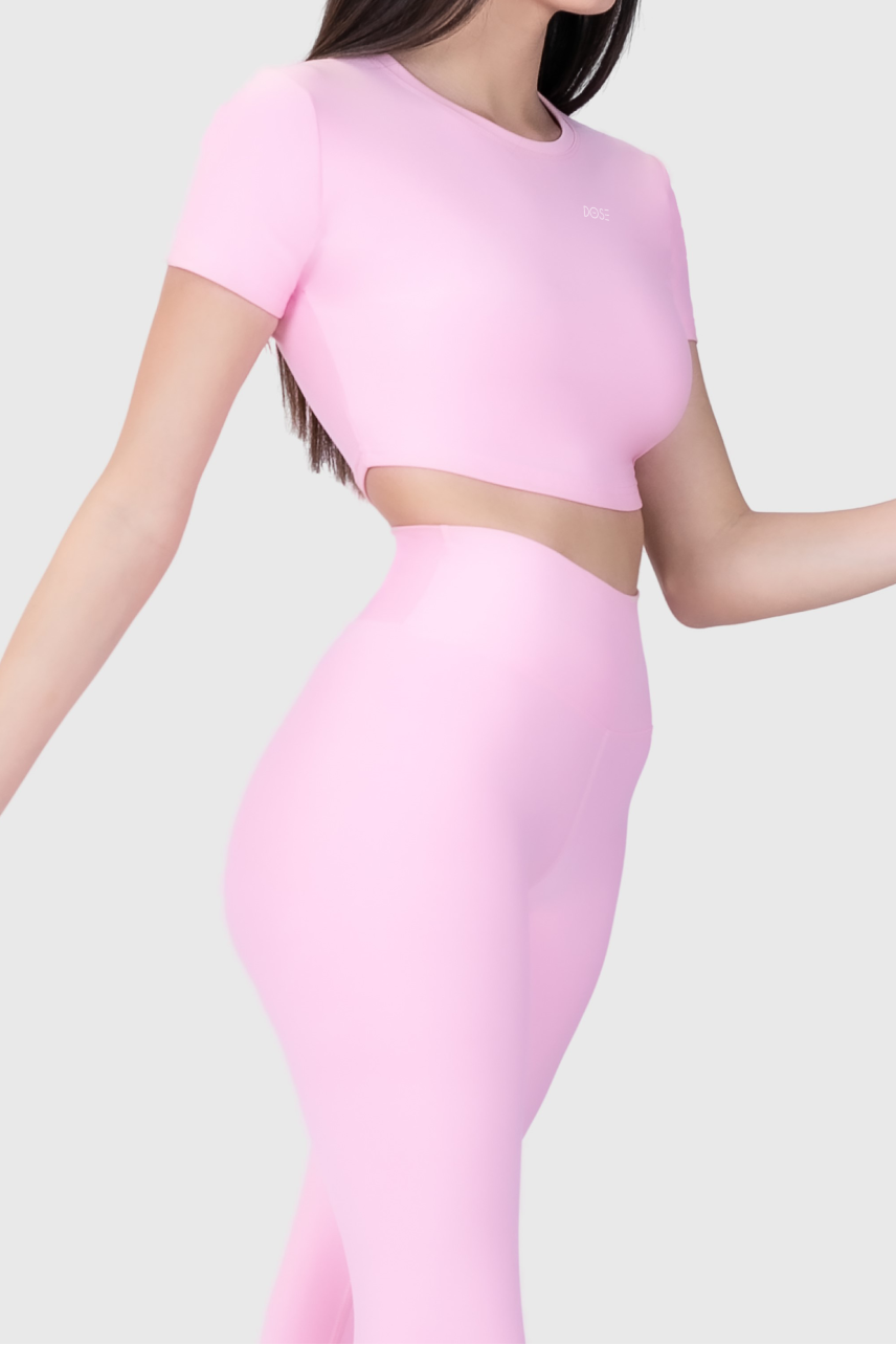 GUARDA - Sports Short Sleeve Crop Top