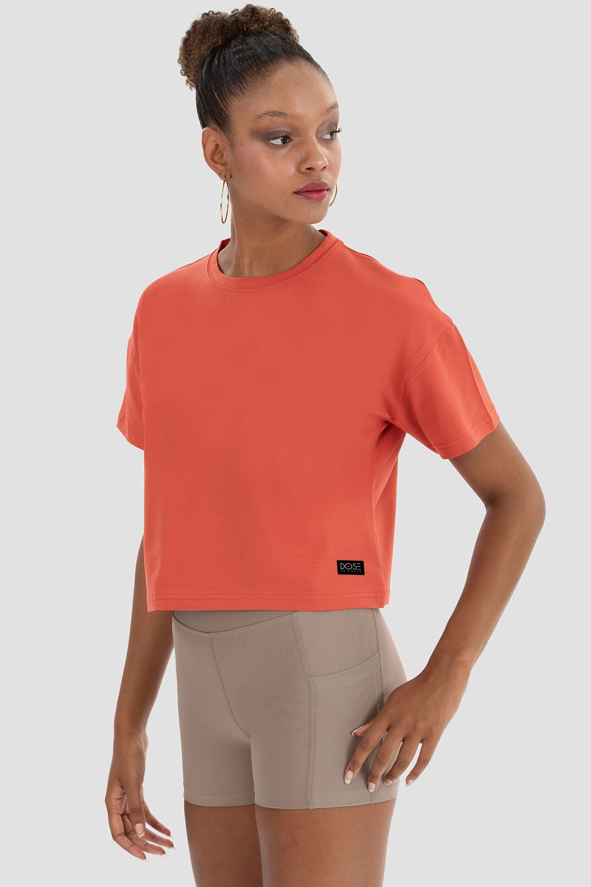 VERNAZA - Oversized Crop T-Shirt