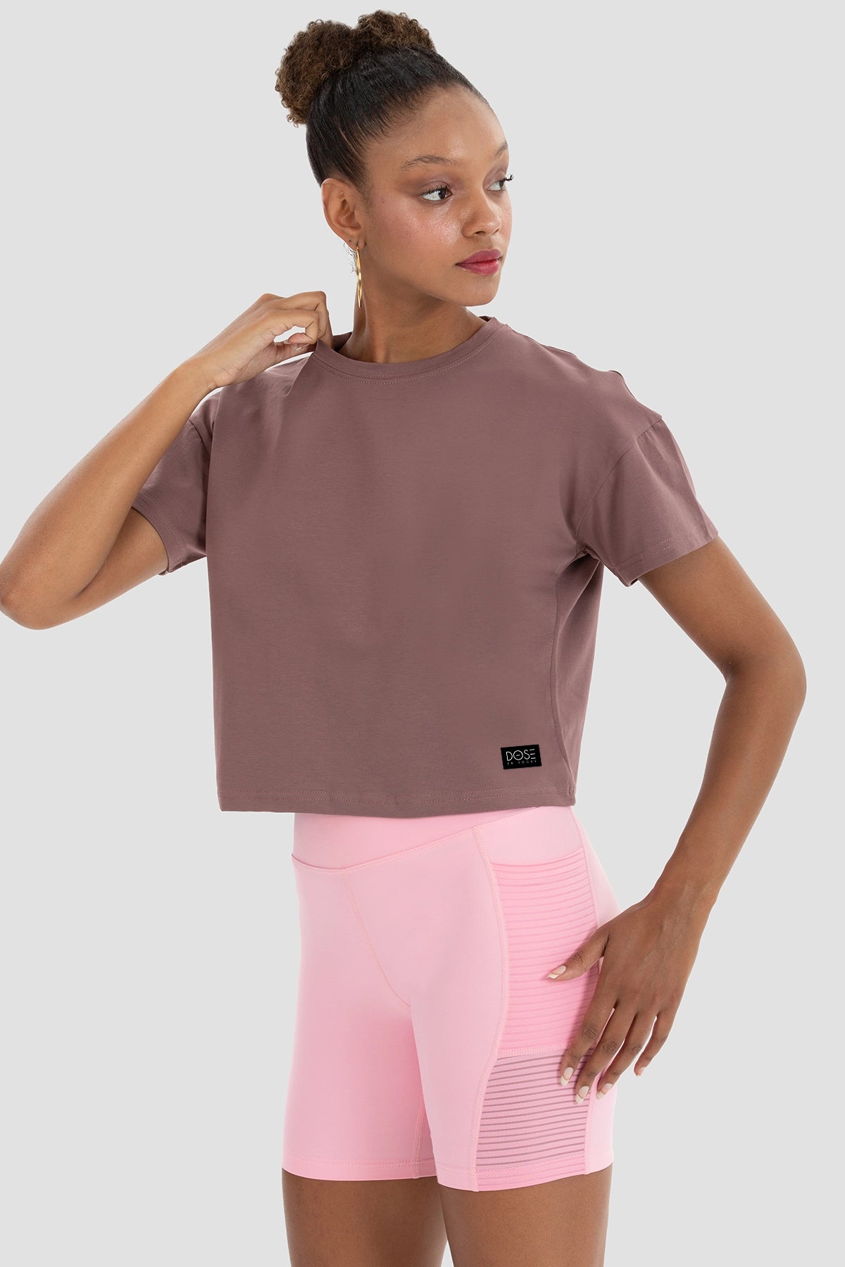VERNAZA - Oversized Crop T-Shirt