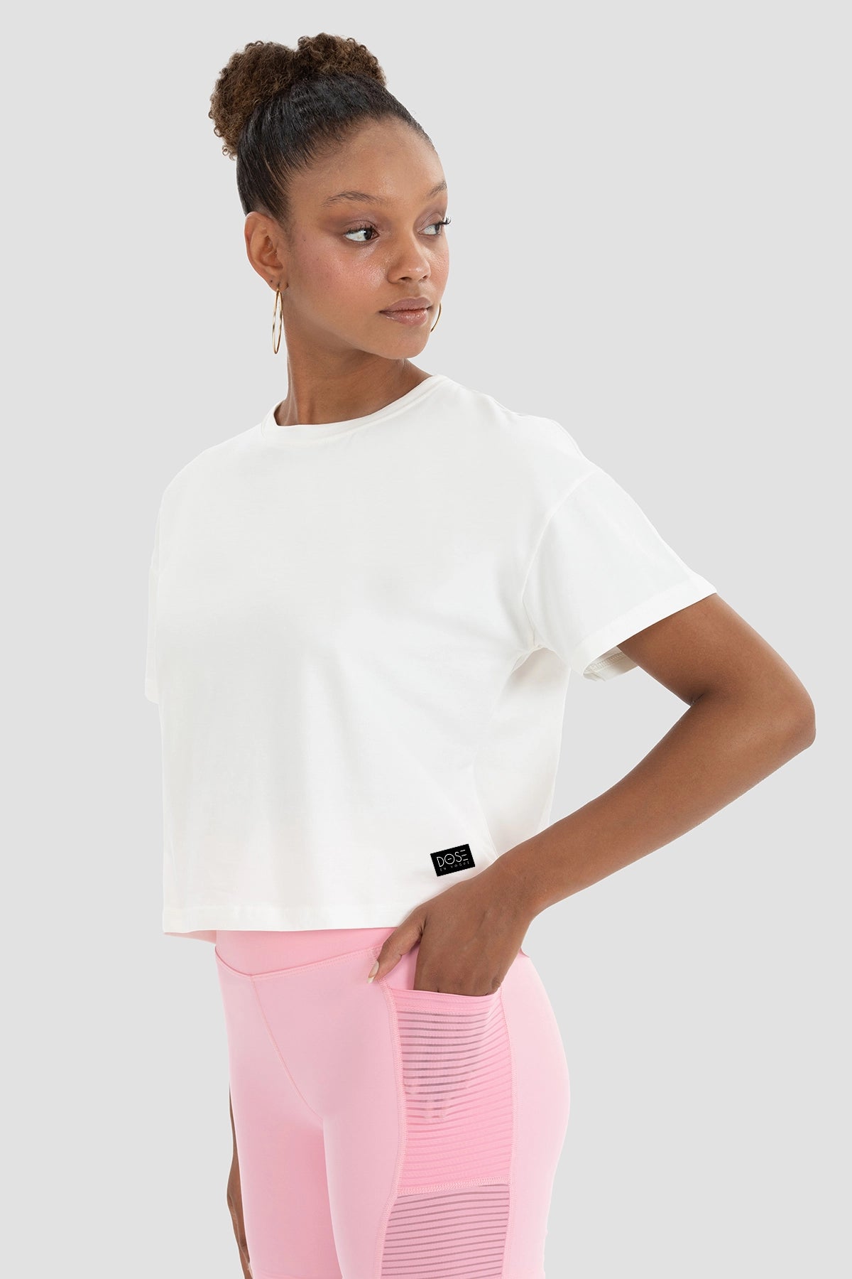 VERNAZA - Oversized Crop T-Shirt