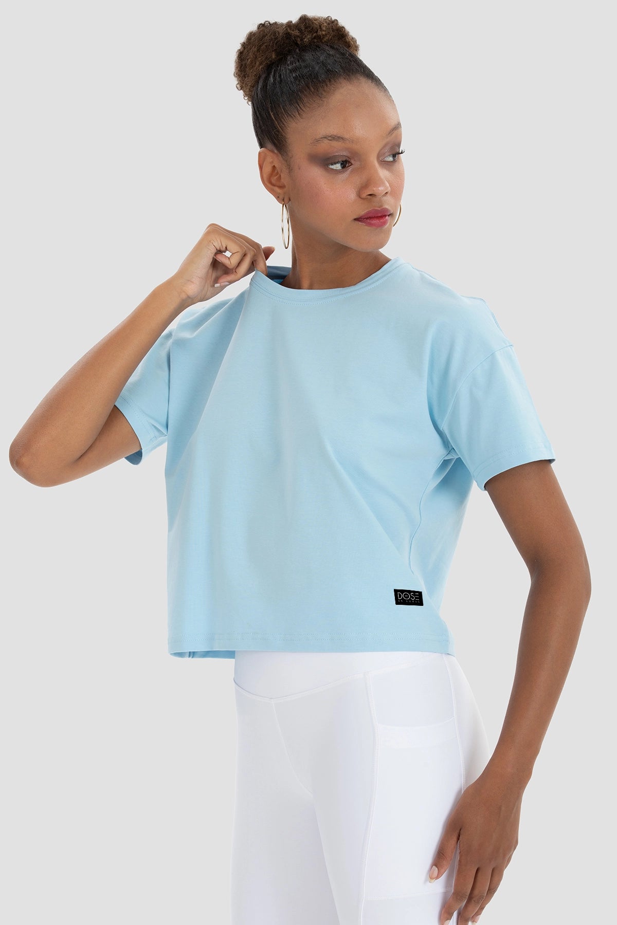 VERNAZA - Oversized Crop T-Shirt