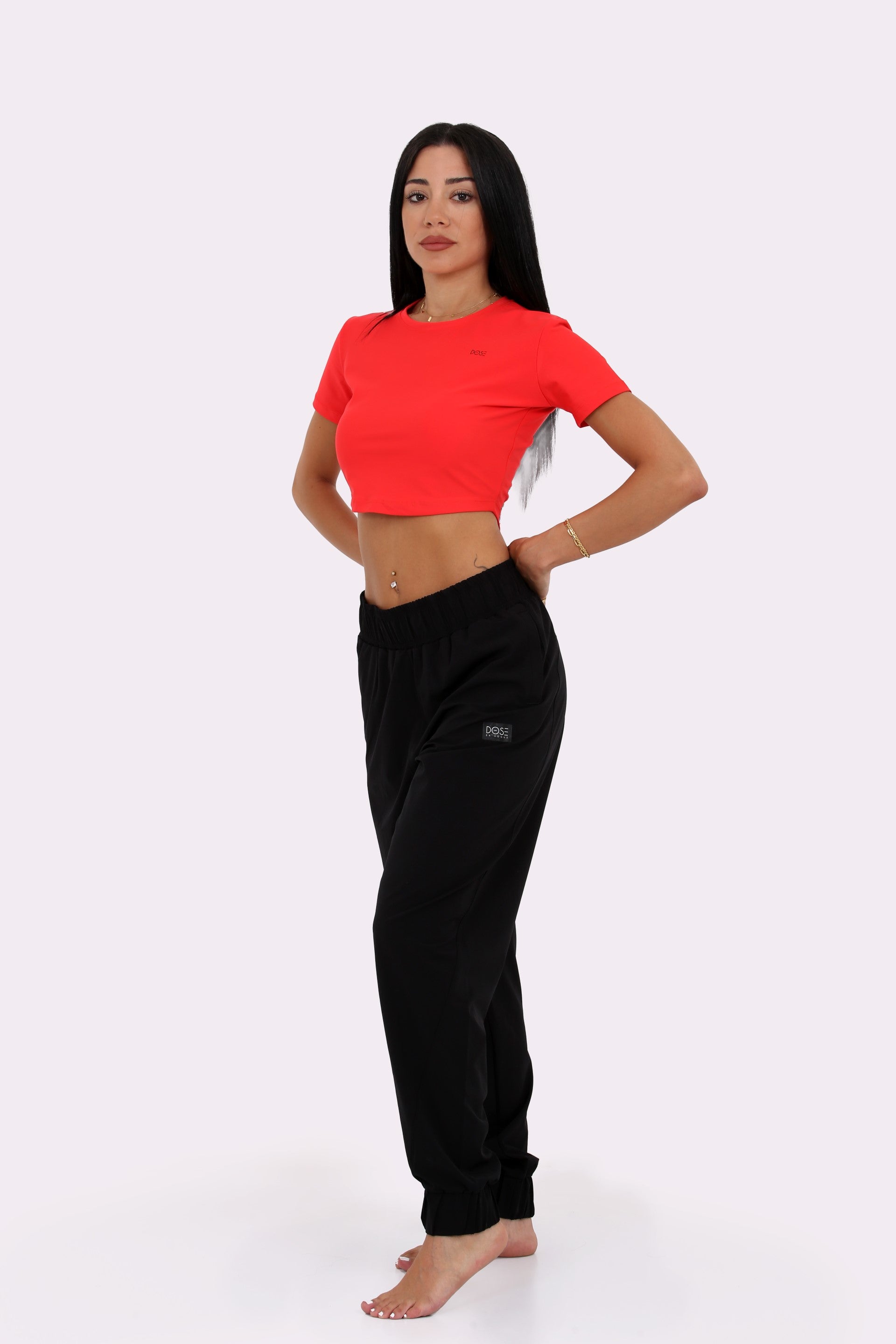 GUARDA - Sports Short Sleeve Crop Top