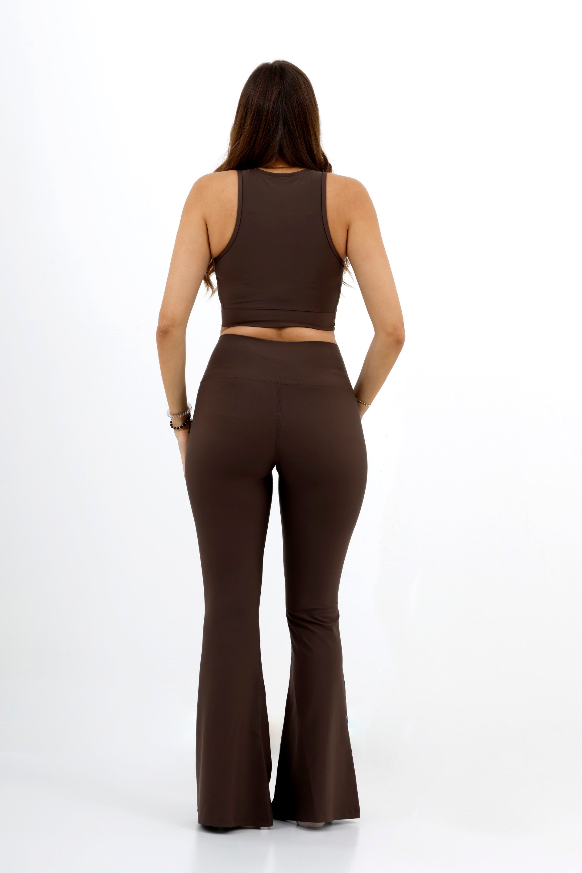 SPLIT - Flared High Waist Tights