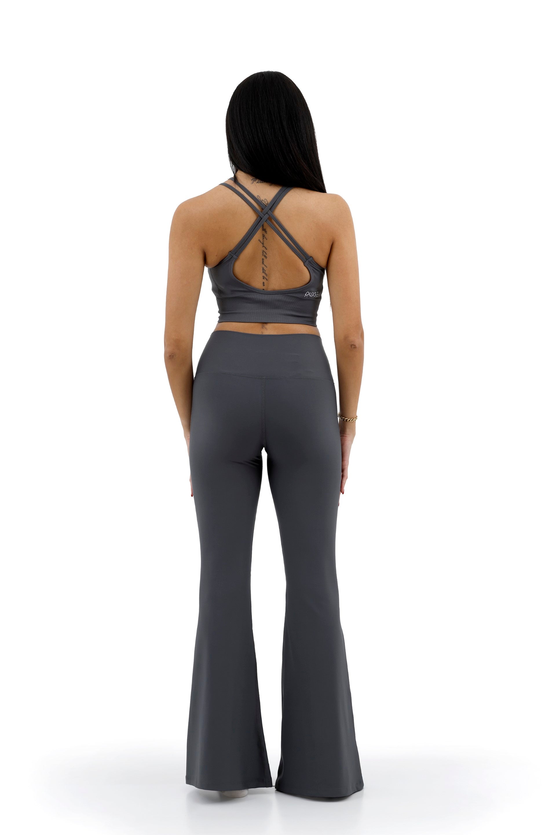 SPLIT - Flared High Waist Tights