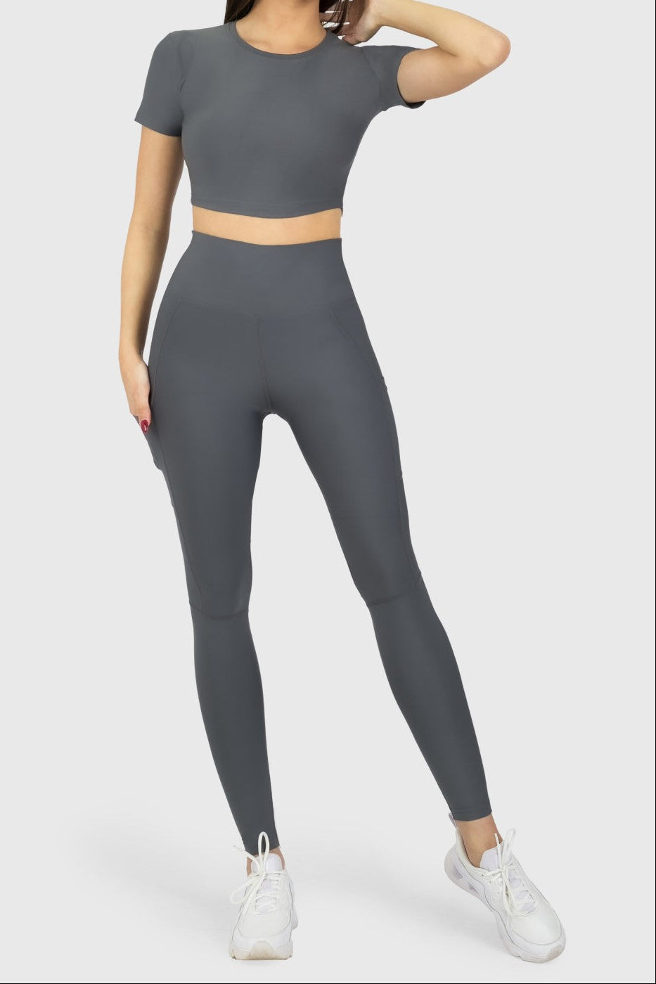 BRUGES - Pocket High-Waisted Sports Leggings