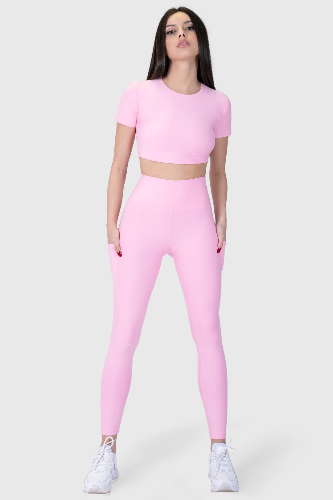 BRUGES - Pocket High-Waisted Sports Leggings