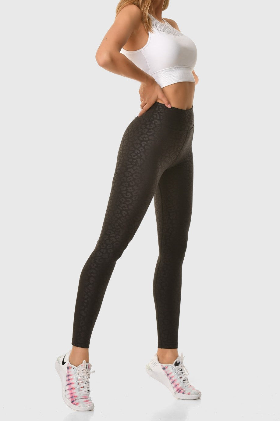 TALLINN - Leopard Sports Leggings