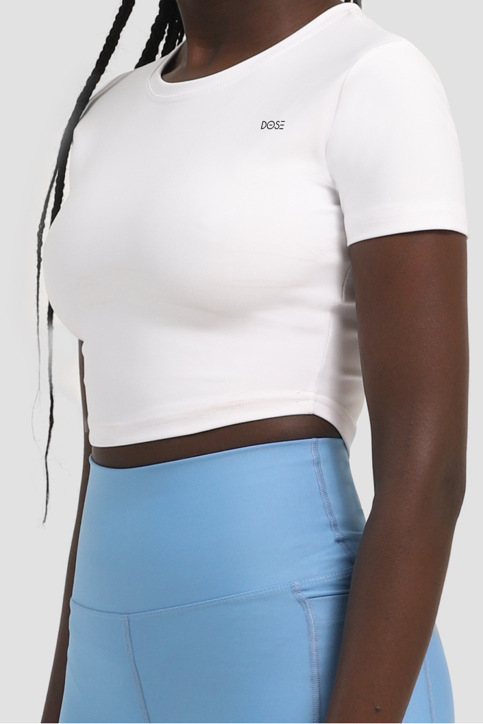GUARDA - Sports Short Sleeve Crop Top
