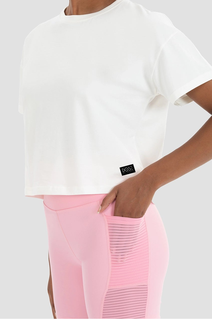 VERNAZZA - Oversized Crop T-Shirt